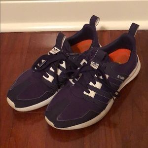 Adidas purple sneakers